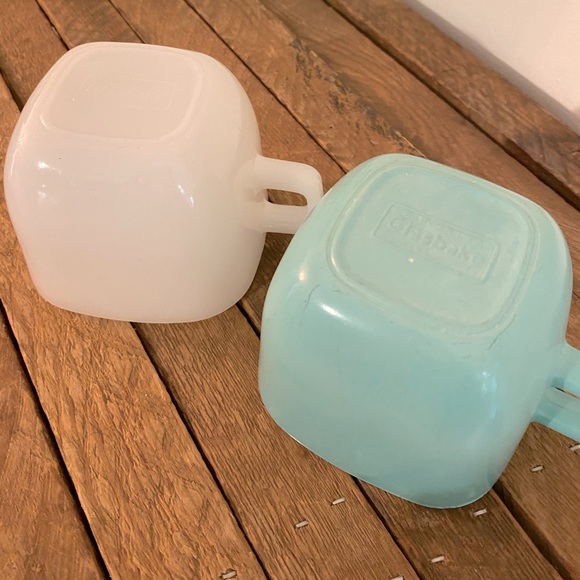 GLASBAKE vintage square mugs - Picture 4 of 5
